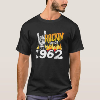 Verjaardag Humor Cool Rockin’ Sinds 1962 60e Verja T-shirt