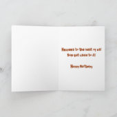 Verjaardag, Humor, Eekhoorn Draaien Kaart (Binnen)