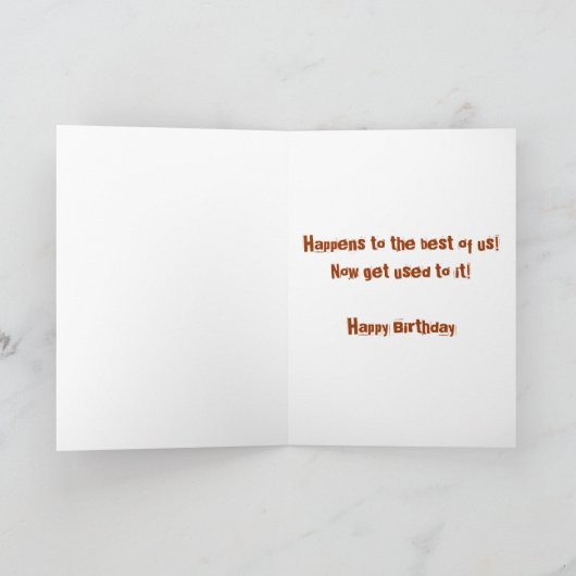 Verjaardag, Humor, Eekhoorn Draaien Kaart (Binnen)