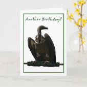 Verjaardag Humor gier illustratie Kaart (Gele Bloem)