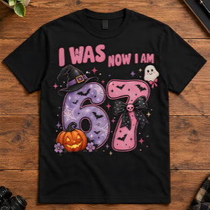 Verjaardag Humor Ik Was 6 Nu Ben Ik 7 Kinderfeestj T-shirt