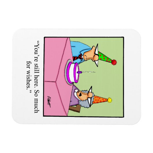 Verjaardag Humor Magnet Gift Magneet (Horizontaal)