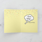 Verjaardag Humor met Ducklings Kaart (Binnen)