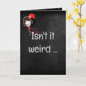 Verjaardag Humor op zwart Kaart (Gele Bloem)