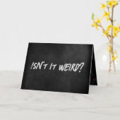 Verjaardag Humor op zwart krijtbord Kaart (Gele Bloem)