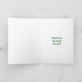 Verjaardag humor-oude schildpad in groene bril kaart (Binnen)