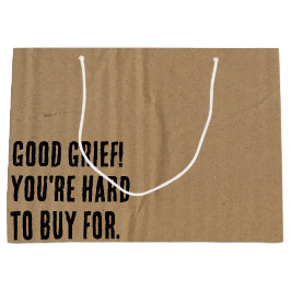 Verjaardag Humor tekst op karton Groot Cadeauzakje