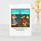 Verjaardag Humor Wenskaart "Spectickles" Kaart (Gele Bloem)