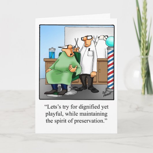 Verjaardag Humor Wenskaart voor hem Kaart (Voorkant)