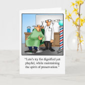 Verjaardag Humor Wenskaart voor hem Kaart (Gele Bloem)