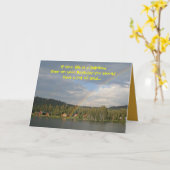 Verjaardag, humoristisch kaart (Gele Bloem)