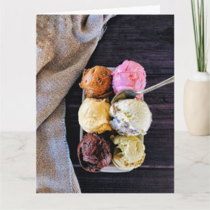 VERJAARDAG ICREAM LOVER WENSKAART KAART