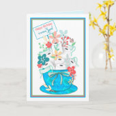 Verjaardag, Iemand, Covid-19, Toliet Paper & Flowe Kaart (Gele Bloem)