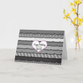 Verjaardag Iemand Special - Heart & Ruffles Kaart (Gele Bloem)