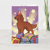 Verjaardag Iers / Engels / Gordon / R&W Setter Kaart (Voorkant)