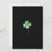 Verjaardag Ierse Klaver St. Patrick Kaart (Achterkant)