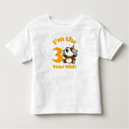 Verjaardag Ik ben de 3-jarige - Schattige Happy Do Kinder Shirts