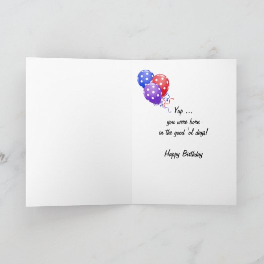 Verjaardag in 1922 met leuke trivia kaart (Binnen)