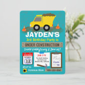 verjaardag in aanbouw kaart (Staand voorkant)