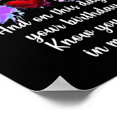 Verjaardag in de hemel Overdosis Awareness Angelve Poster (Hoek)