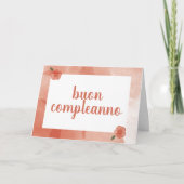 Verjaardag in de Italiaanse Kaart (Voorkant)