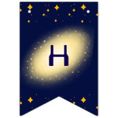 Verjaardag in de ruimte – Astronaut, Rocket & Gala Vlaggetjes (Tweede vlag)