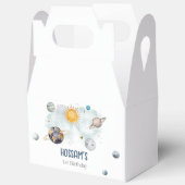 Verjaardag in de ruimte Galaxy Sun Moon Stars Plan Bedankdoosjes (Open)