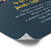 Verjaardag in de ruimte Galaxy Sun Moon Stars Plan Poster (Hoek)