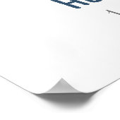 Verjaardag in de ruimte Galaxy Sun Moon Stars Plan Poster (Hoek)