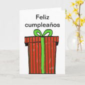 Verjaardag in de Spaanse Kaart (Gele Bloem)