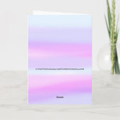 Verjaardag in de Waterverf Wash Blank Kaart (Achterkant)