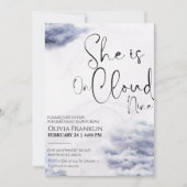 verjaardag in de wolken  kaart (Voorkant)