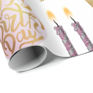 Verjaardag in gouden jubileumjaar cadeaupapier