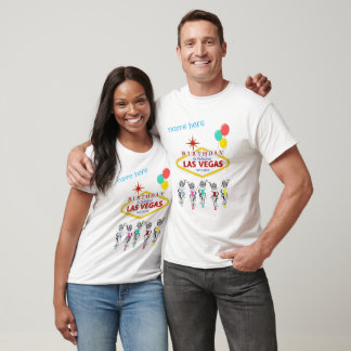 Verjaardag in Las Vegas Showgirls T-shirt