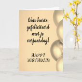 Verjaardag in Nederland gefeliciteerd met je verja Kaart (Gele Bloem)