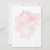 Verjaardag in Parijs Theepartij in Parijse Café Ve Kaart (Achterkant)