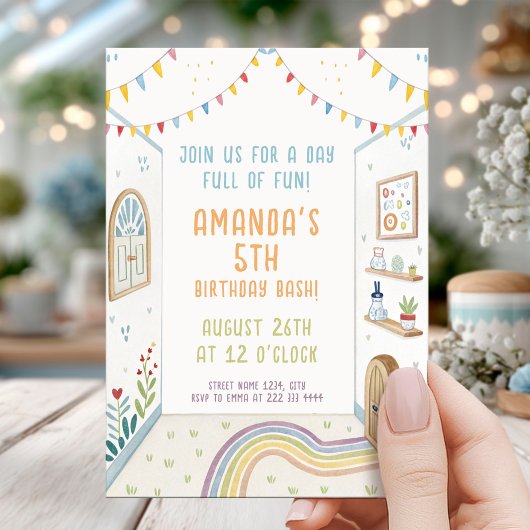 Verjaardag in Play Zone Maze Kaart