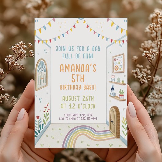 Verjaardag in Play Zone Maze Kaart