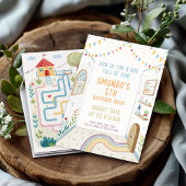 Verjaardag in Play Zone Maze Kaart