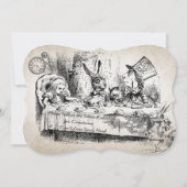 Verjaardag in Wonderland Kaart (Achterkant)