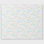 Verjaardag inpakpapier. cadeaupapier (Vlak)