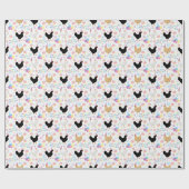 Verjaardag inpakpapier voor kip (Vlak)