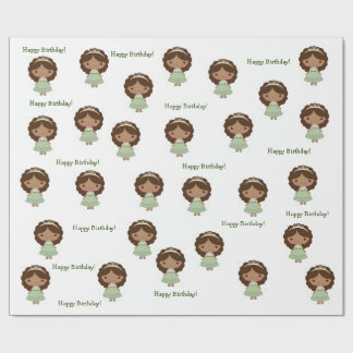 Verjaardag inpakpapier voor meisjes