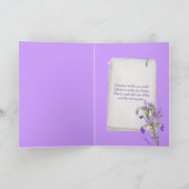 Verjaardag Iris Boeket in stemware Kaart (Binnen)