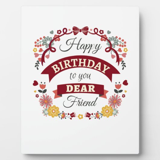 verjaardag is een jaarlijkse gebeurtenis fotoplaat (Voorkant)