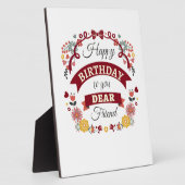 verjaardag is een jaarlijkse gebeurtenis fotoplaat (Zijkant)