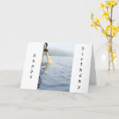 VERJAARDAG IS ZO GROOT ALS EEN DAG AAN DE LAKE KAA KAART (Gele Bloem)