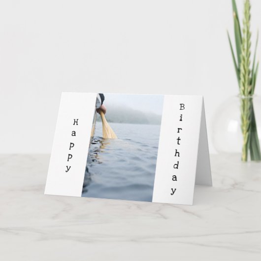 VERJAARDAG IS ZO GROOT ALS EEN DAG AAN DE LAKE KAA KAART (Voorkant)