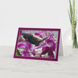 Verjaardag Italiaanse Kaart