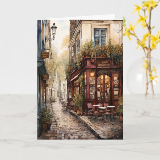 Verjaardag Italiaanse Kaart (Gele Bloem)